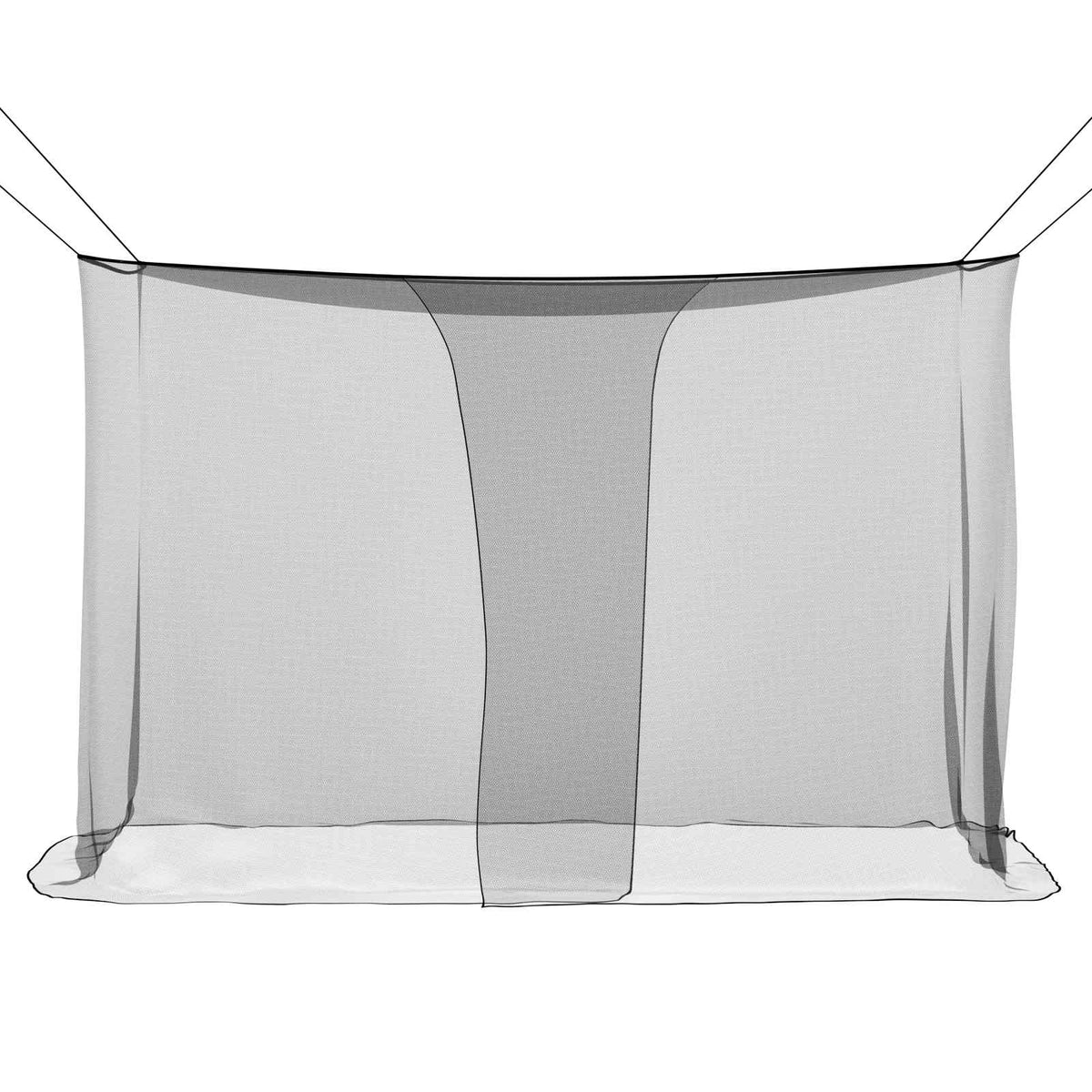 Myggenet til seng 156 mesh Sort 220 x 100 x 150 cm Polyester