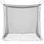 Myggenet til seng 156 mesh Sort 220 x 150 x 180 cm Polyester