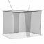 Myggenet til seng 3 stk. 156 mesh Sort 220 x 150 x 180 cm