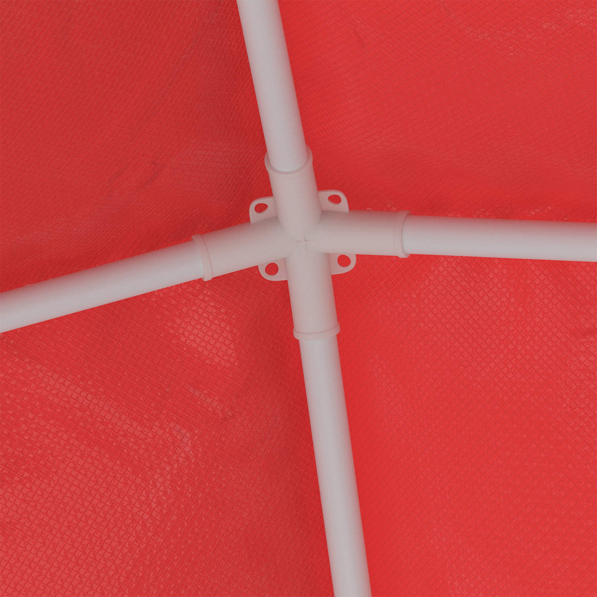 Party Tent 200 x 200 x 240 cm Rød PE og stål