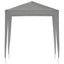 Party Tent 200 x 200 x 240 cm Lysegrå PE og stål