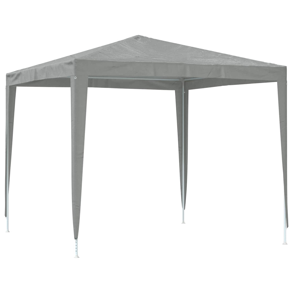 Party Tent 250 x 250 x 240 cm Lysegrå PE og stål