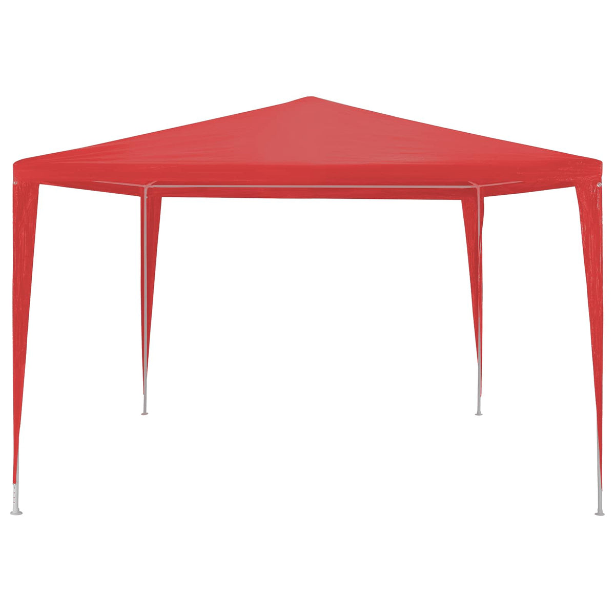 Party Tent Rød 300 x 300 x 255 cm PE og stål