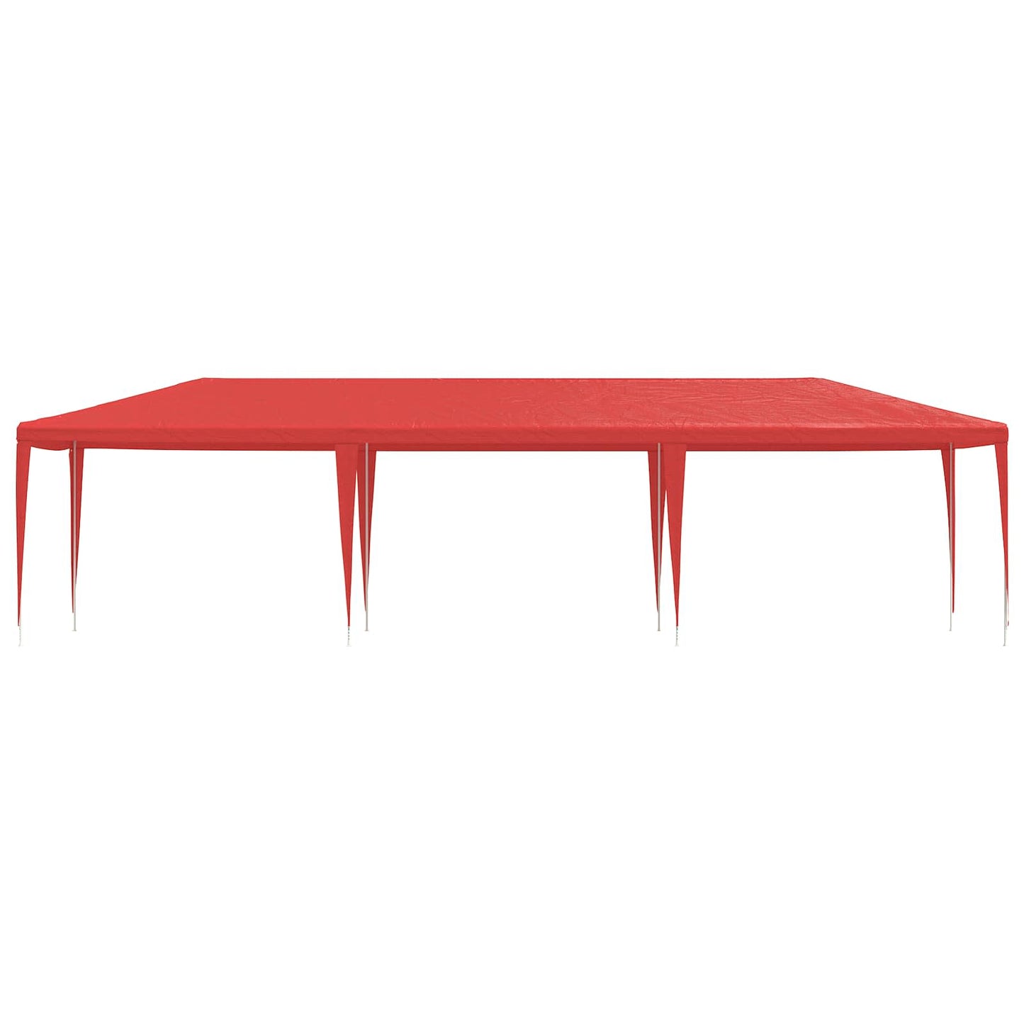 Party Tent Rød 900 x 300 x 255 cm PE og stål