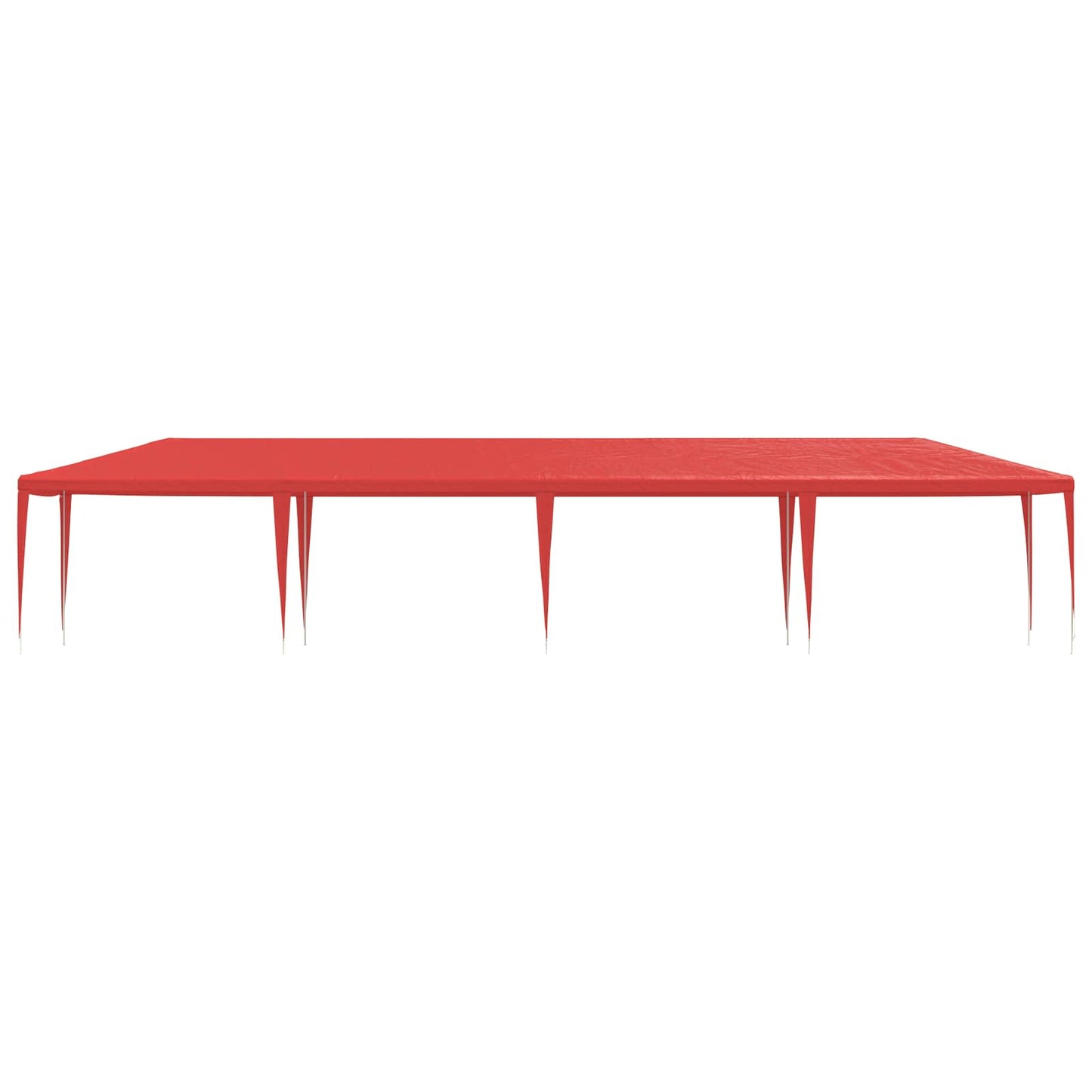 Party Tent Rød 1200 x 300 x 255 cm PE og stål