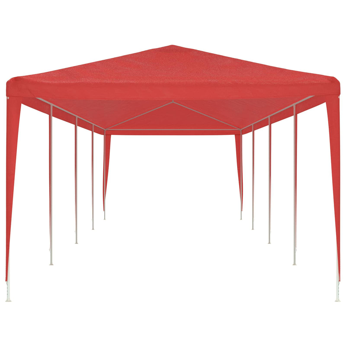 Party Tent Rød 1200 x 300 x 255 cm PE og stål