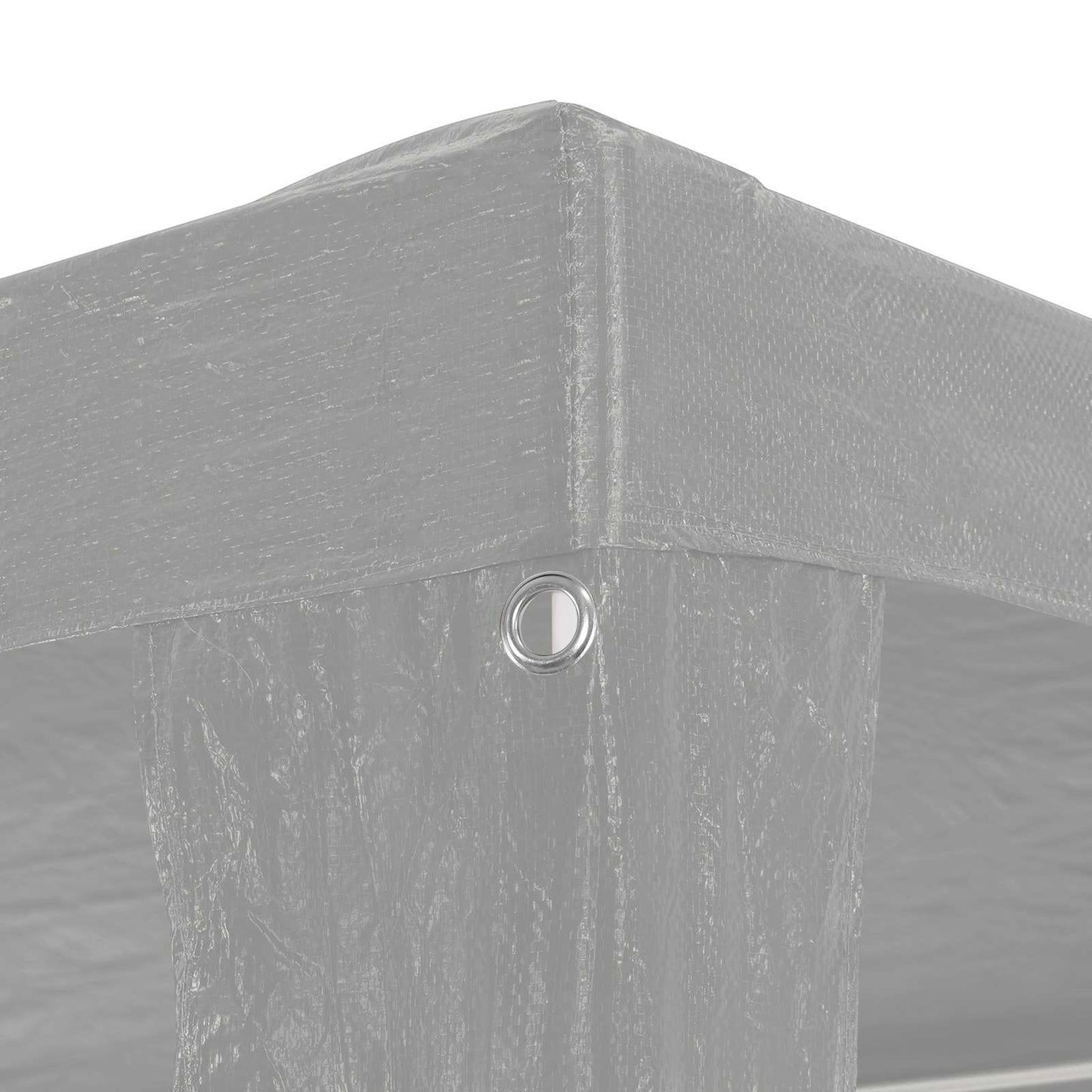 Party Tent Lysegrå 1200 x 300 x 255 cm PE og stål
