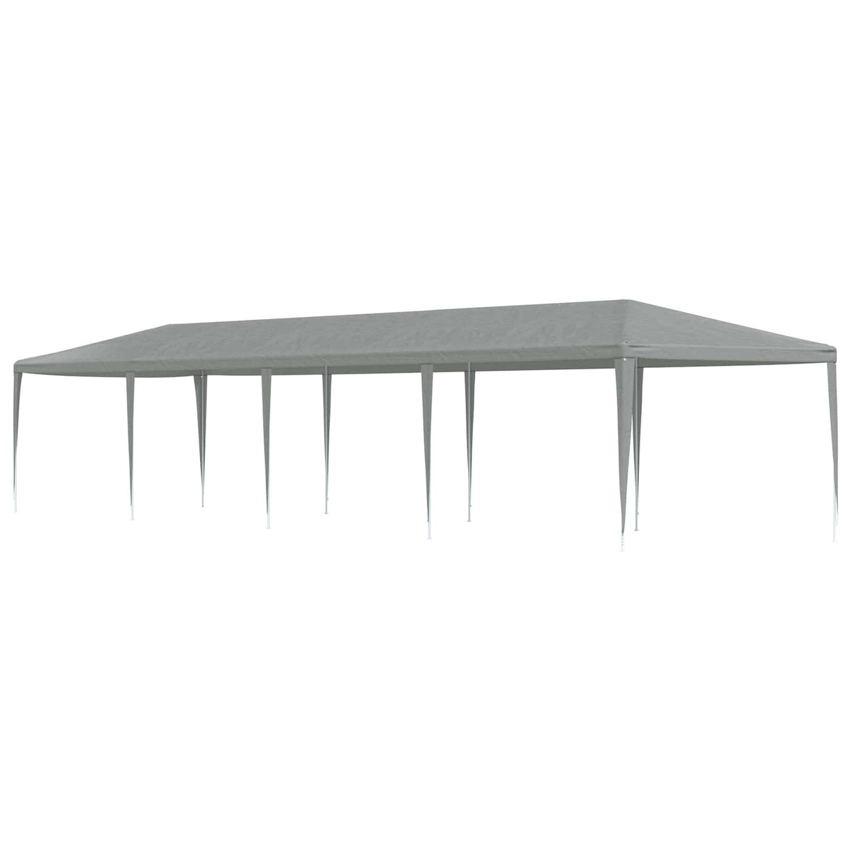 Party Tent Lysegrå 1200 x 300 x 255 cm PE og stål