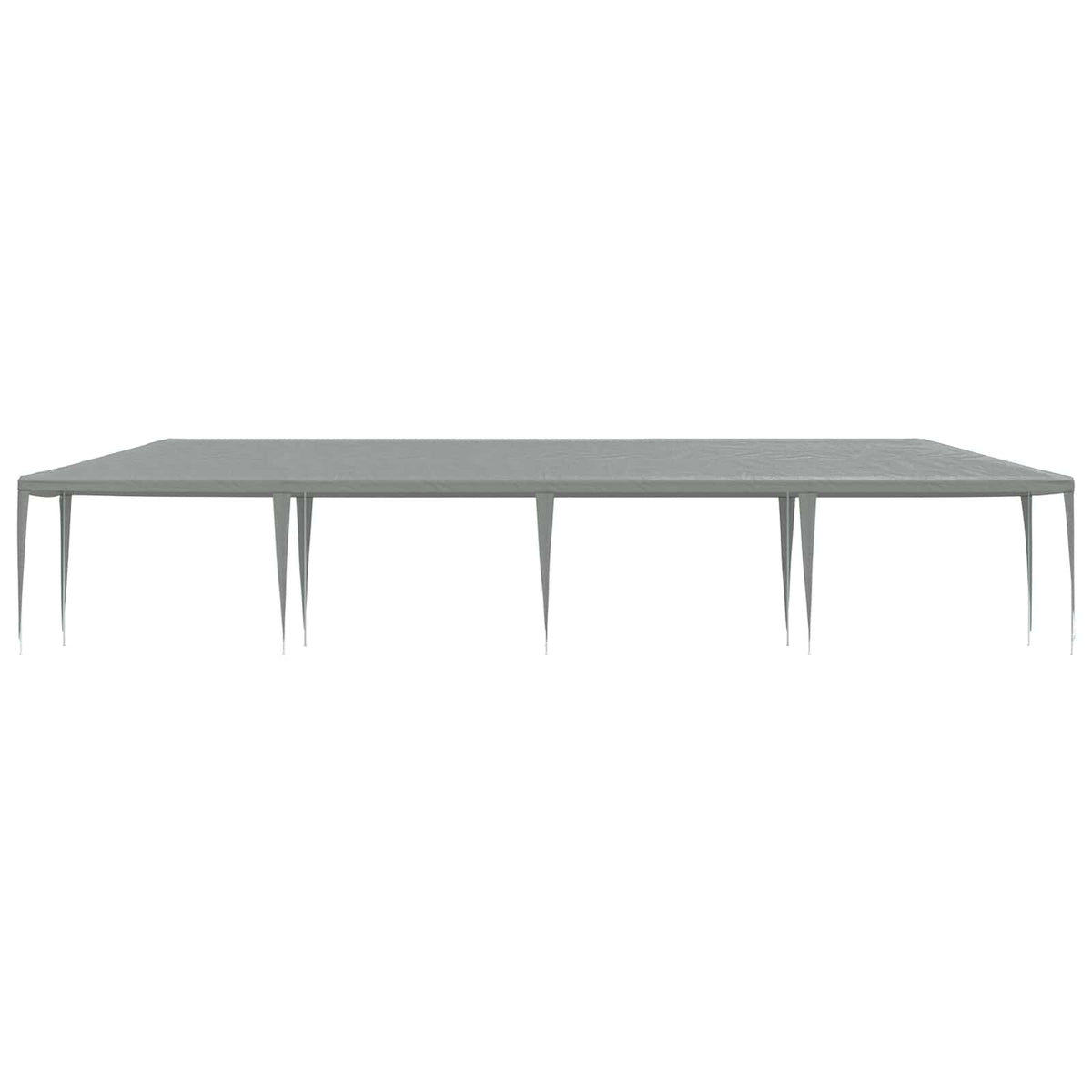 Party Tent Lysegrå 1200 x 300 x 255 cm PE og stål