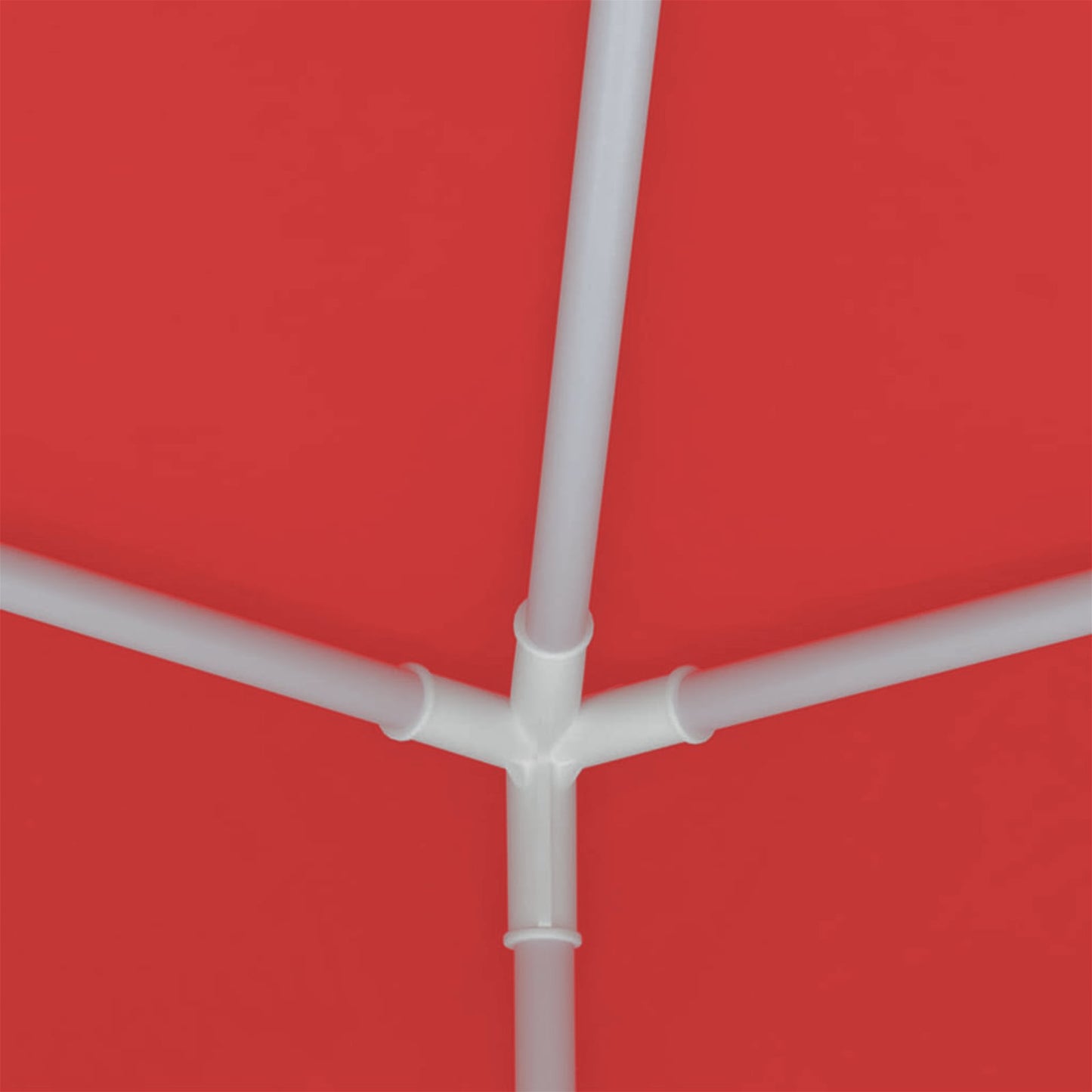 Party Tent 250 x 250 x 240 cm Rød PE og stål