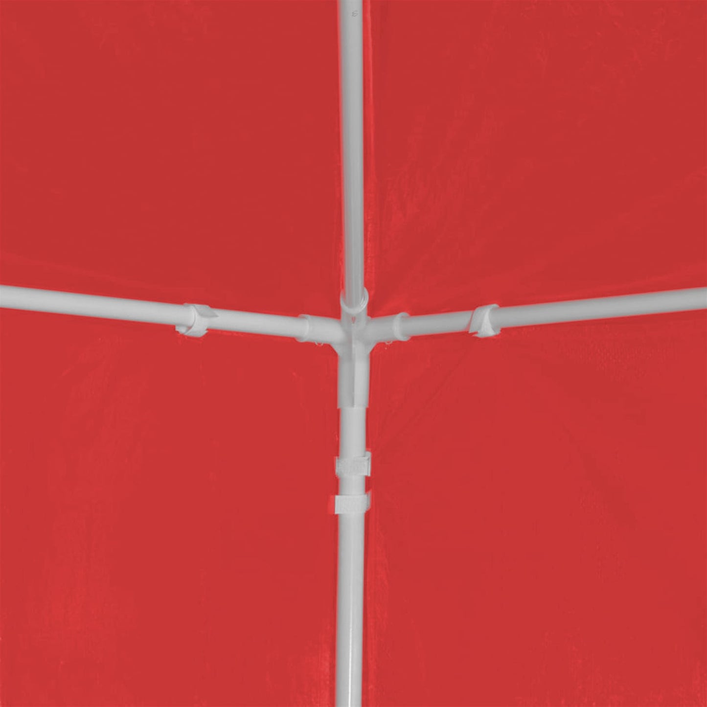 Party Tent 900 x 300 x 255 cm Rød PE og stål