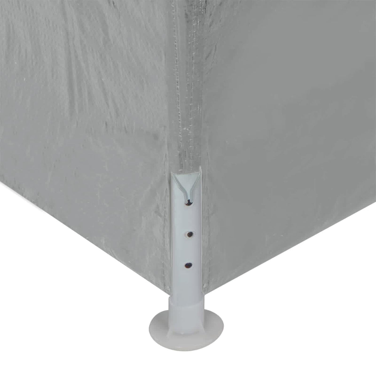 Party Tent 900 x 300 x 255 cm Lysegrå PE og stål