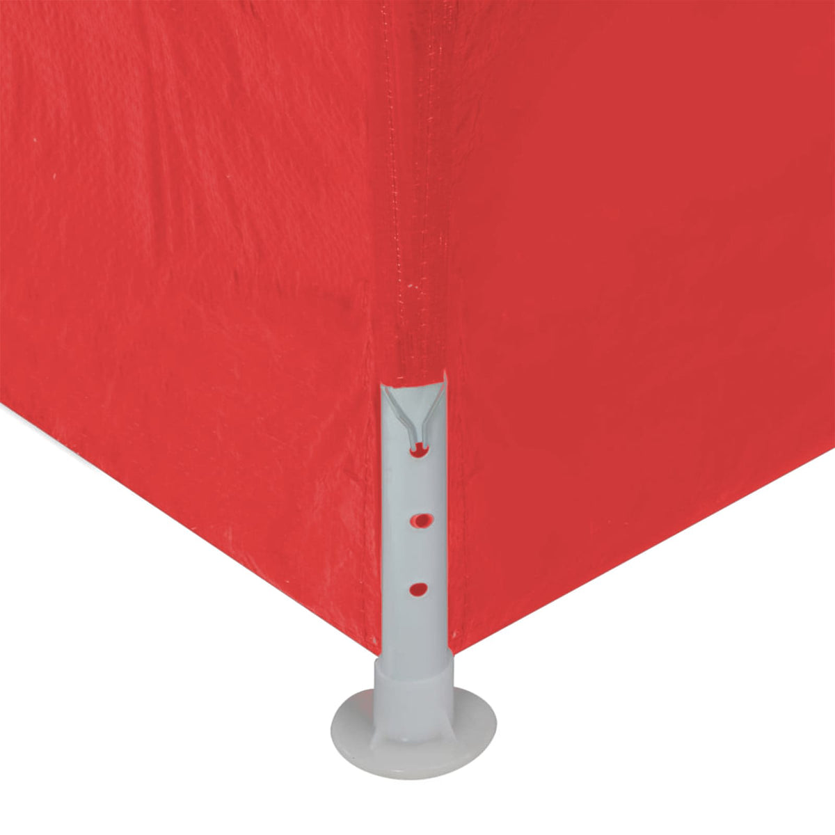 Party Tent 1200 x 300 x 255 cm Rød PE og stål