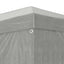Party Tent 1200 x 300 x 255 cm Lysegrå PE og stål
