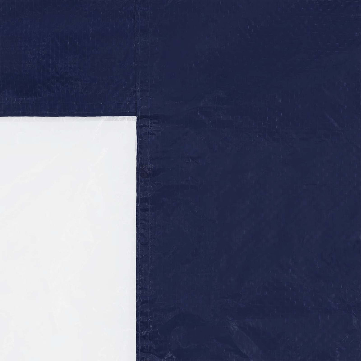 Festasidevæg 2 stk. 400 x 195 cm Blå PE og stål
