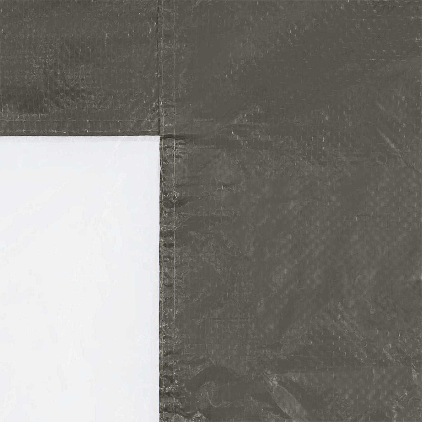 Festasidevæg 2 stk. 400 x 195 cm Antracit PE og stål