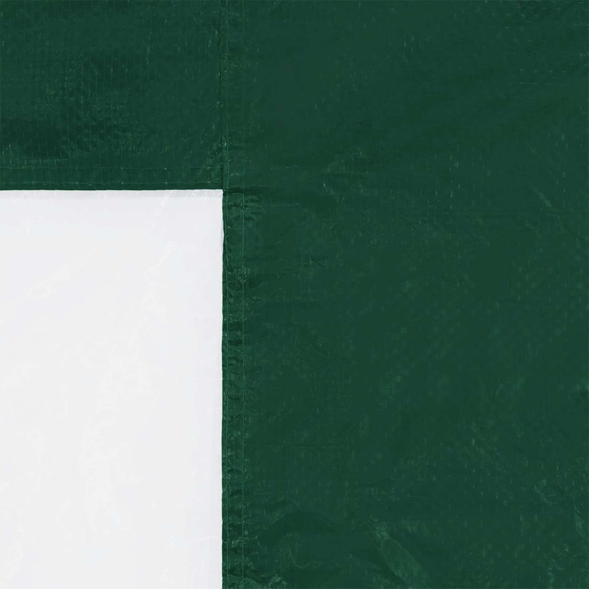 Festasidevæg 2 stk. 400 x 195 cm Grøn PE og stål