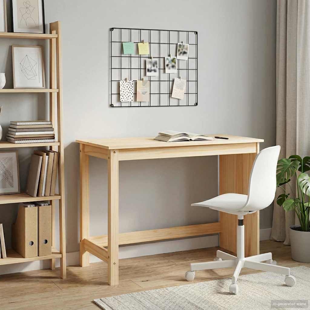 Bord Brun 112 x 50 x 75 cm Massivt fyrretræ