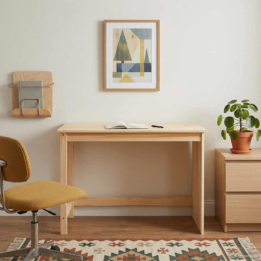 Bord Brun 112 x 50 x 75 cm Massivt fyrretræ
