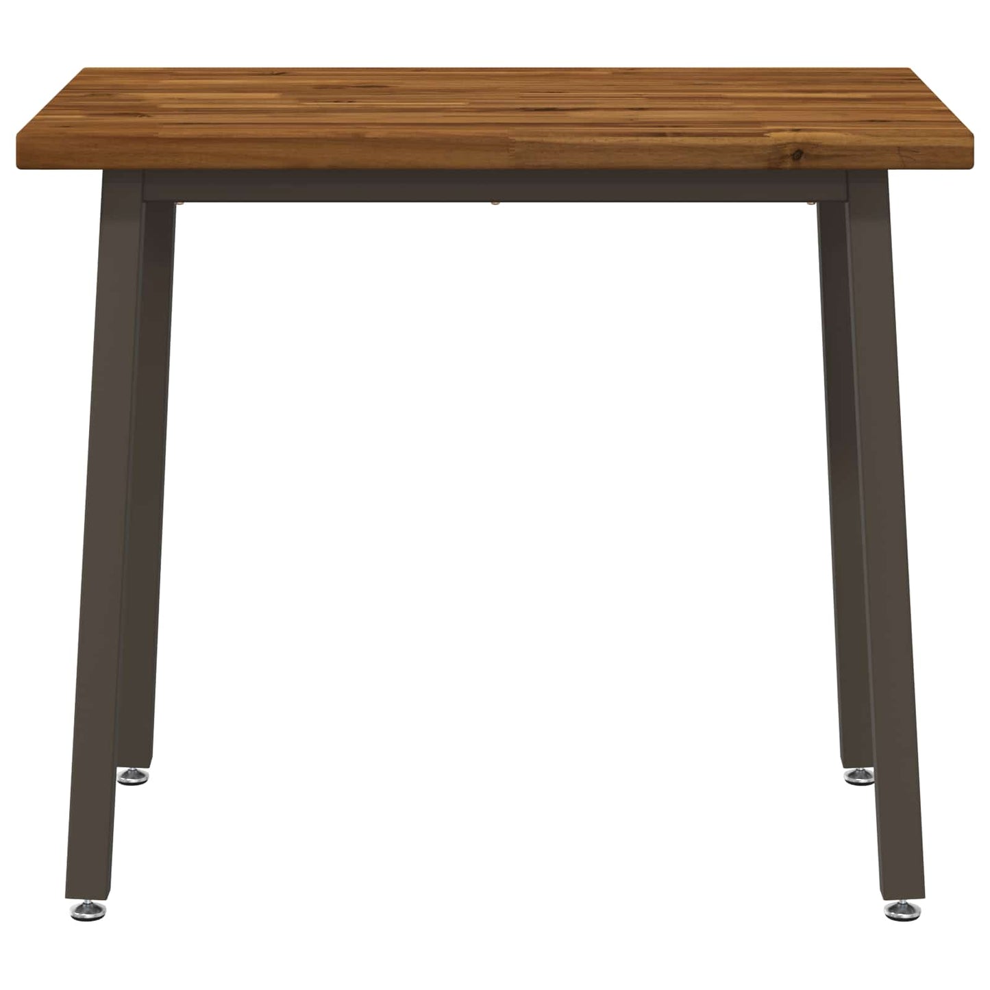 110 x 55 x 75 cm Massivt Akacietræ Naturlig og Kaffe