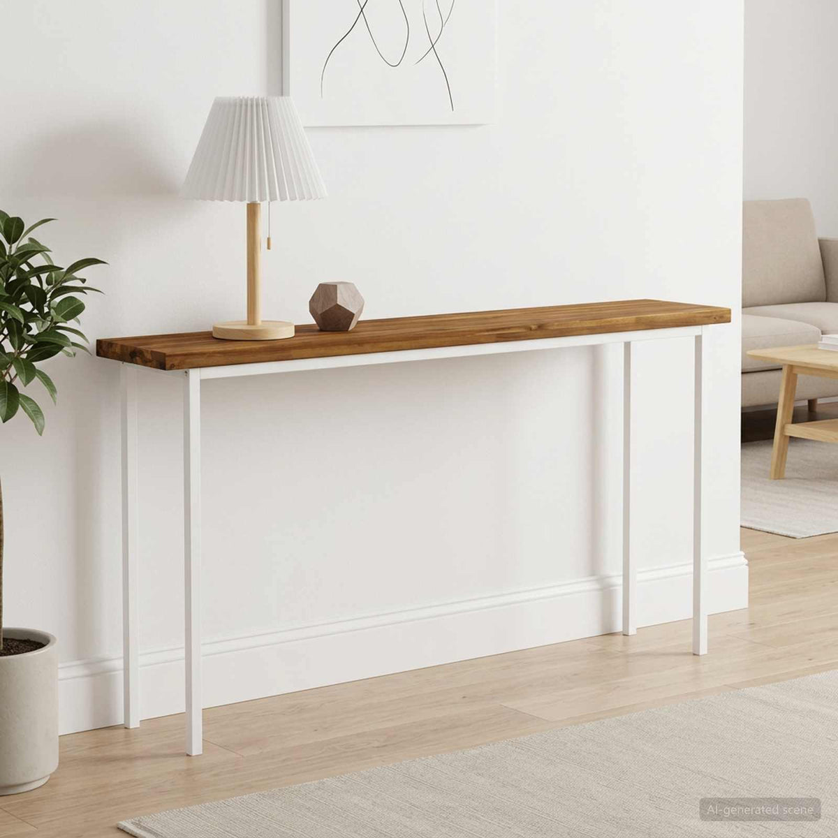 Rektangulært Bordplade 160 x 20 x 3 cm Rektangulær