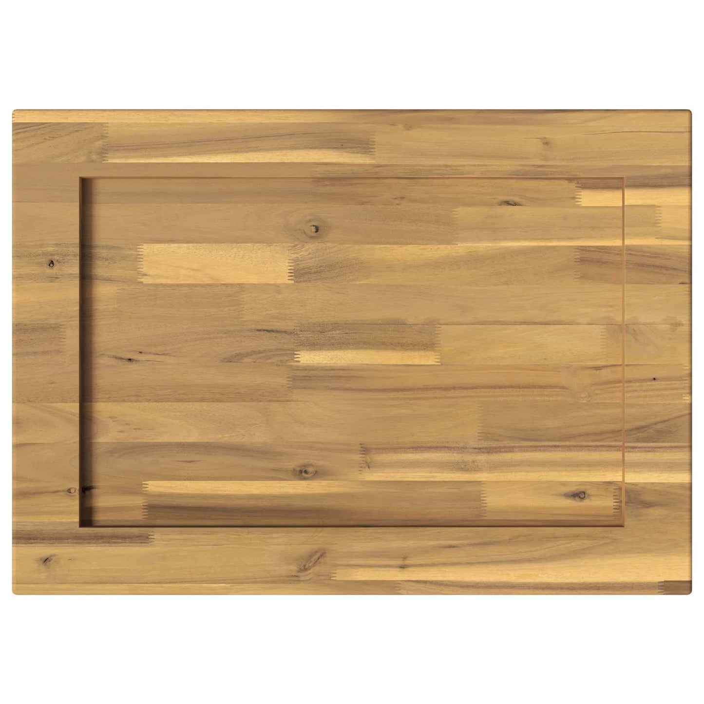 Rektangulært Bordplade 90 x 50 x 3,5 cm Rektangulær Hvid