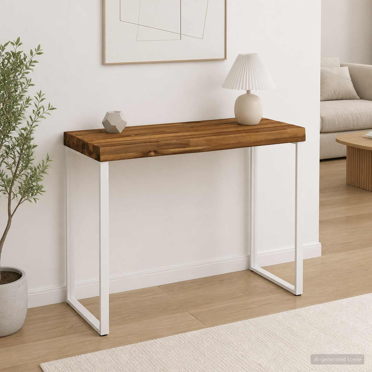 Rektangulært Bordplade 90 x 50 x 3,5 cm Rektangulær Naturfarvet