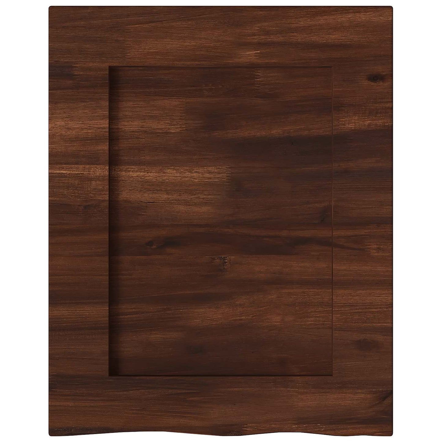 Rektangulært Bordplade 90 x 50 x 3,5 cm Firkantet Mørk Brun