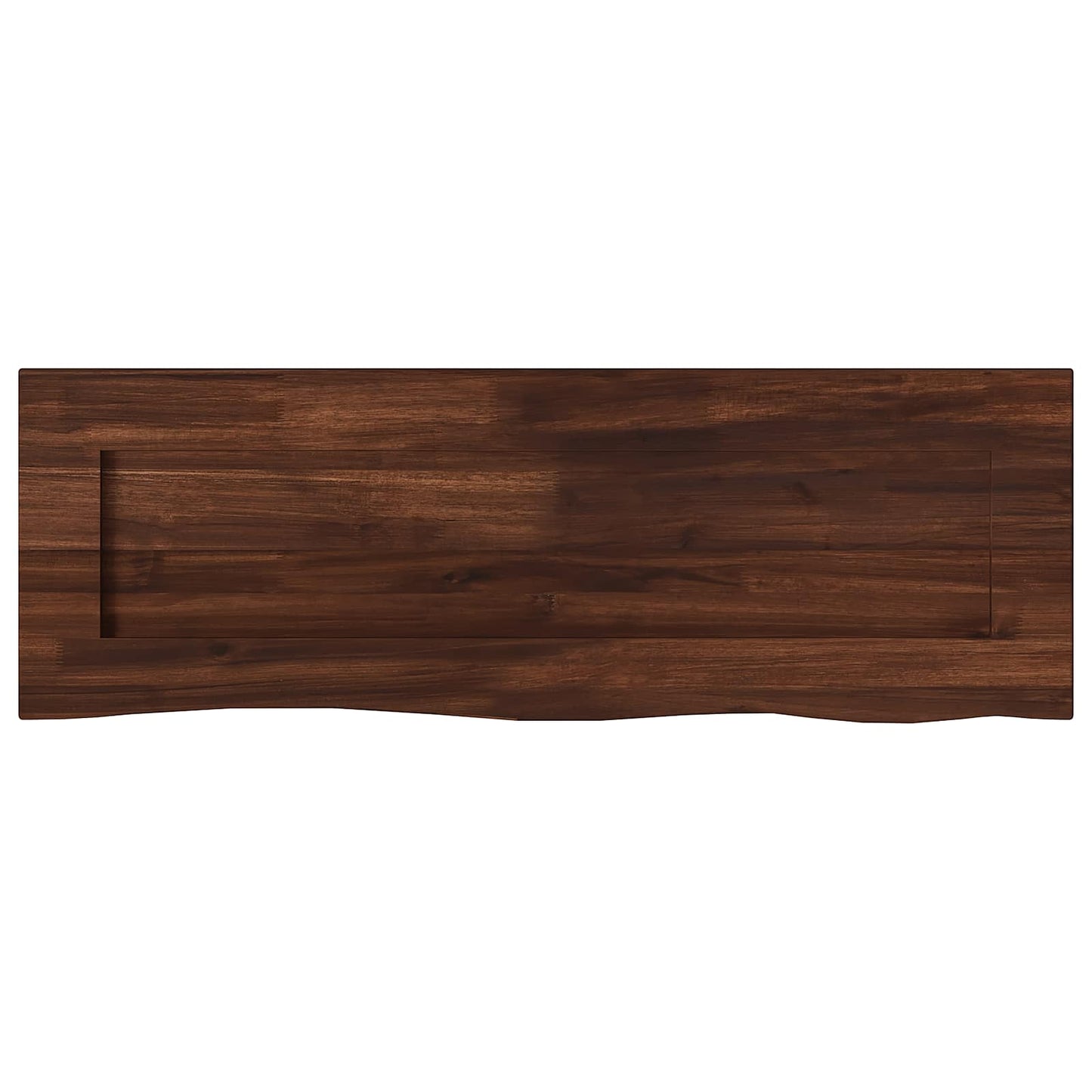 Rektangulært Bordplade 90 x 50 x 3,5 cm Rektangulær Mørk Brun