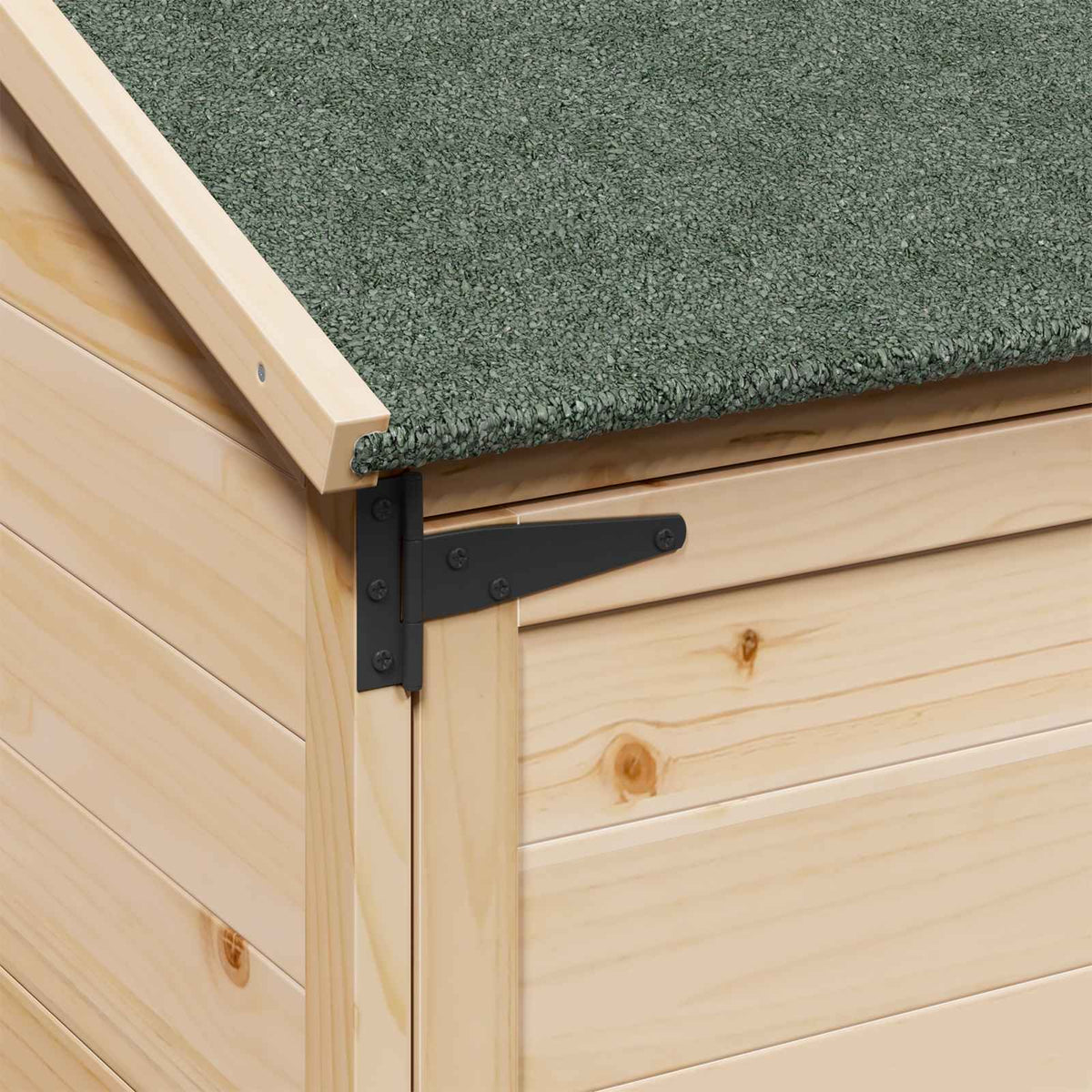 Have Skur Naturfarvet 59 x 56 x 113,5 cm Massivt Fyrretræ