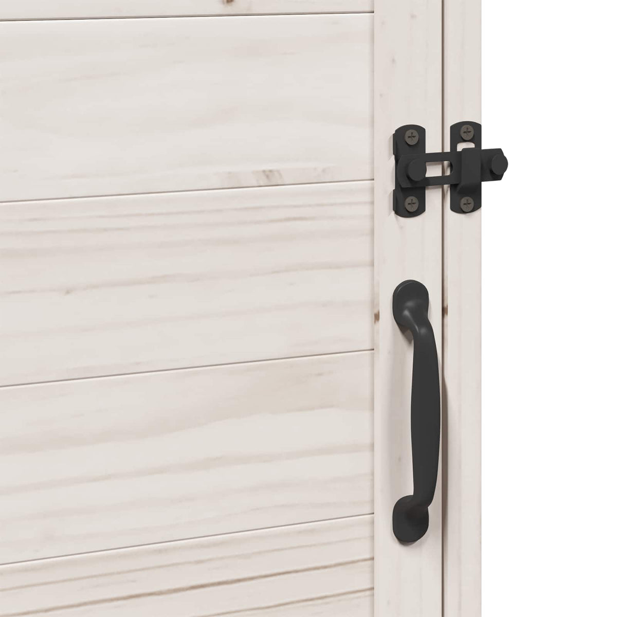 Have Skur med tag Hvid 59 x 56 x 113,5 cm Massivt Fyrretræ