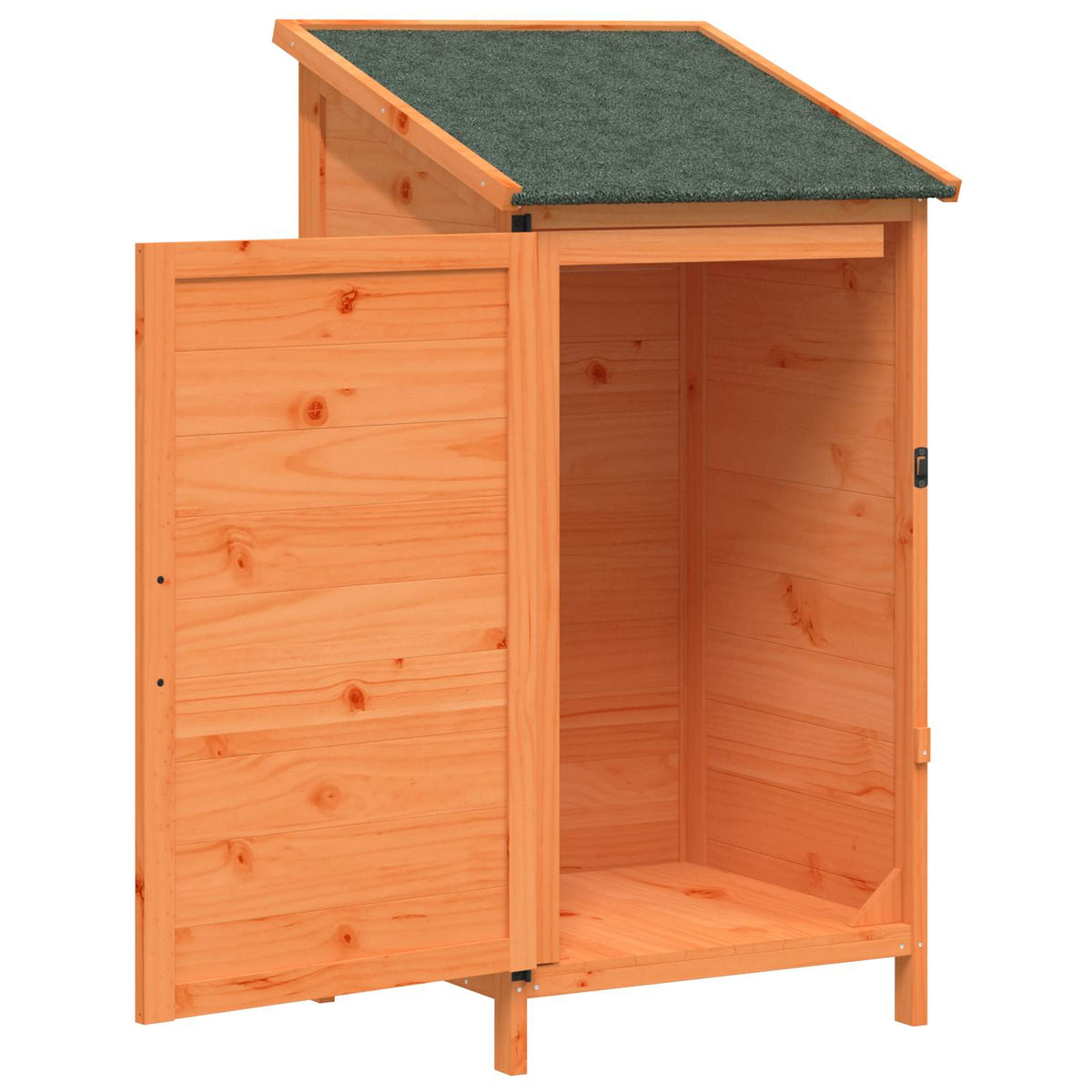 Have Skur med tag Brun 59 x 56 x 113,5 cm Massivt Fyrretræ
