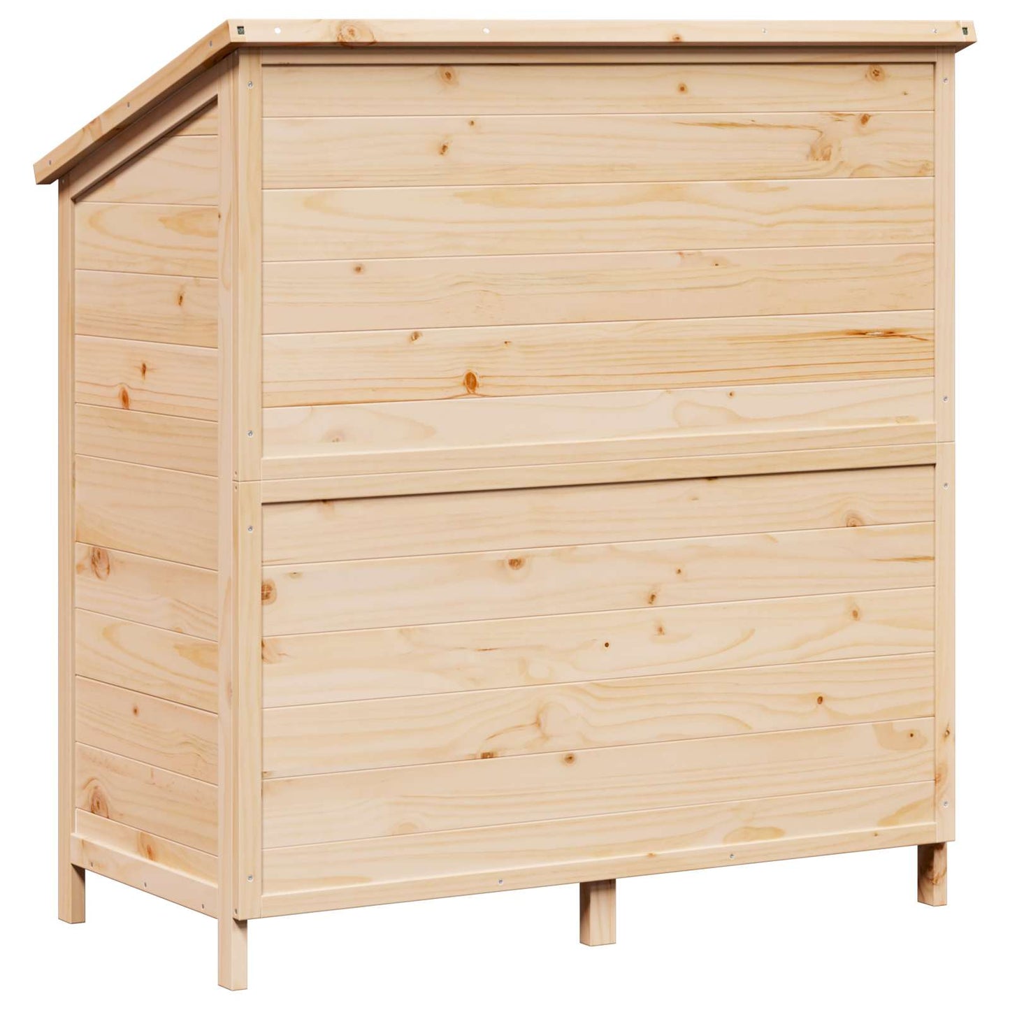 Have Skur Naturfarvet 106,5 x 56 x 113,5 cm Massivt Fyrretræ