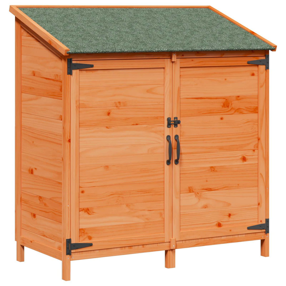Have Skur med tag Brun 106,5 x 56 x 113,5 cm Massivt Fyrretræ