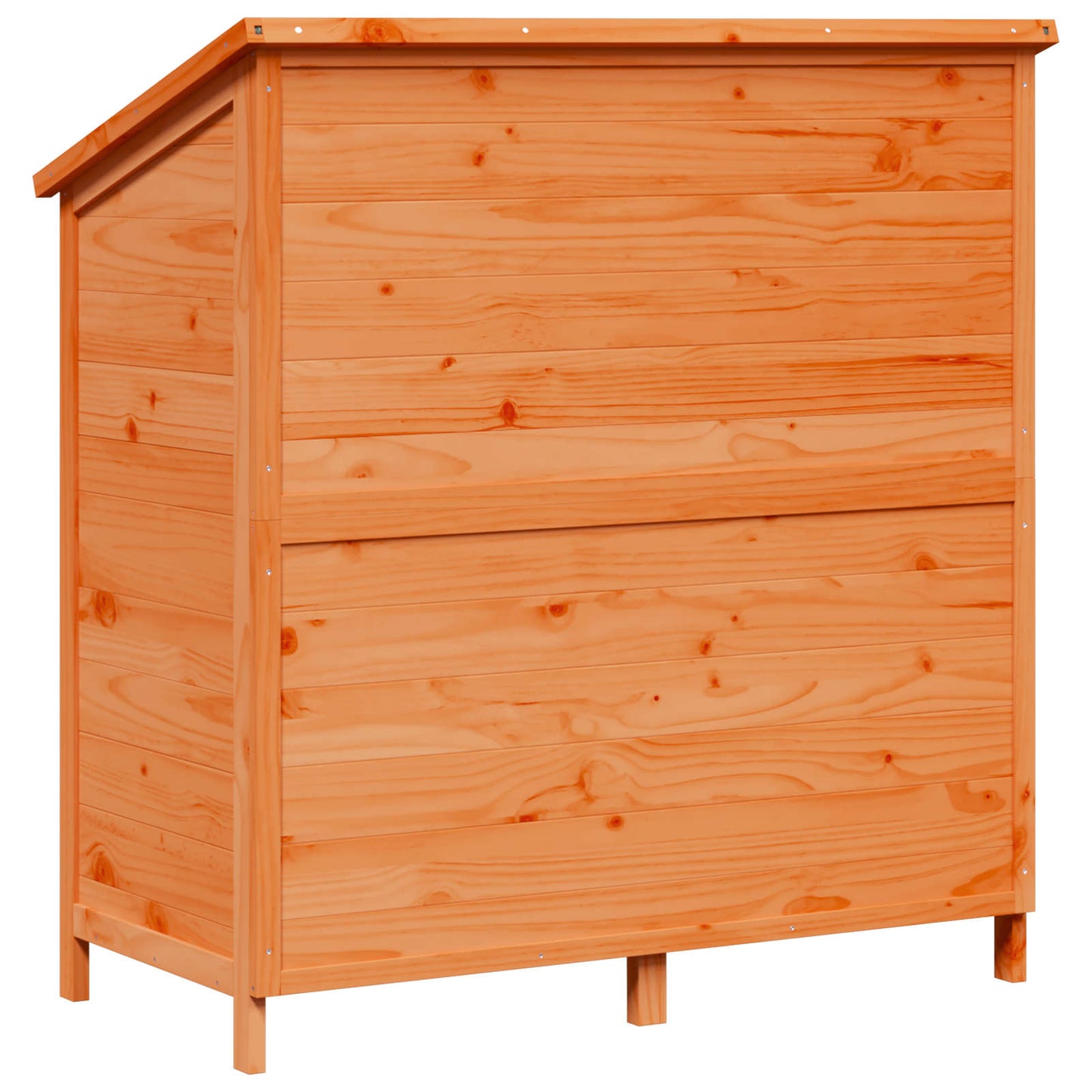 Have Skur med tag Brun 106,5 x 56 x 113,5 cm Massivt Fyrretræ