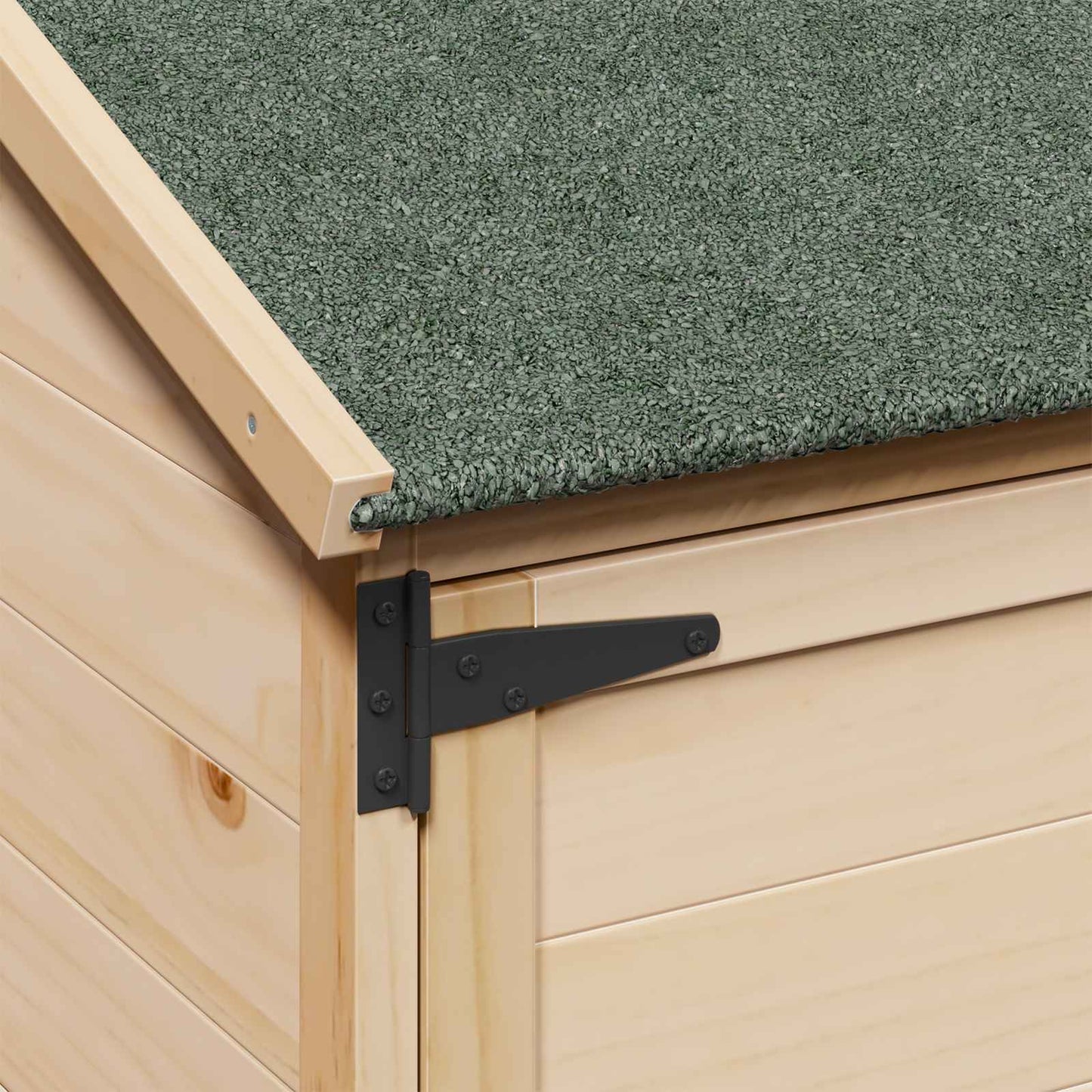 Have Skur Naturfarvet 59,5 x 56 x 176,5 cm Massivt Fyrretræ