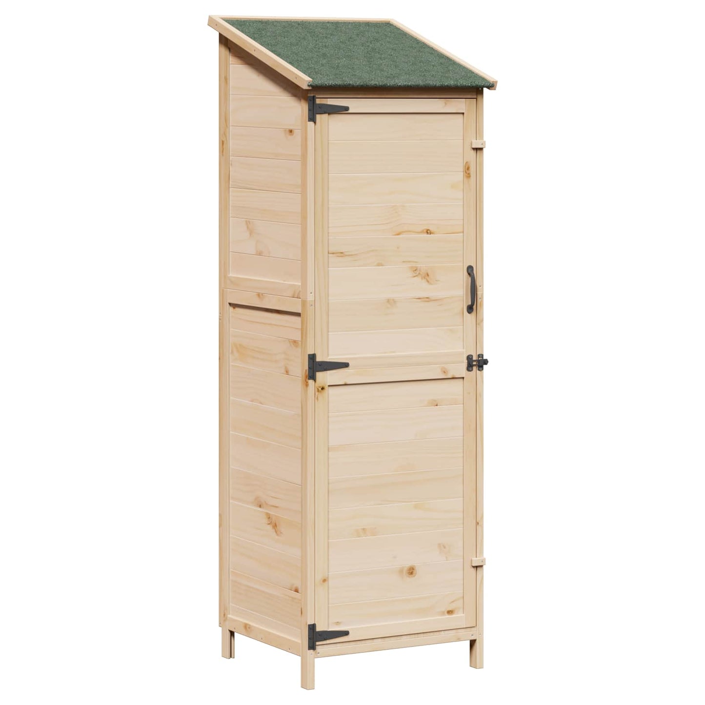 Have Skur Naturfarvet 59,5 x 56 x 176,5 cm Massivt Fyrretræ
