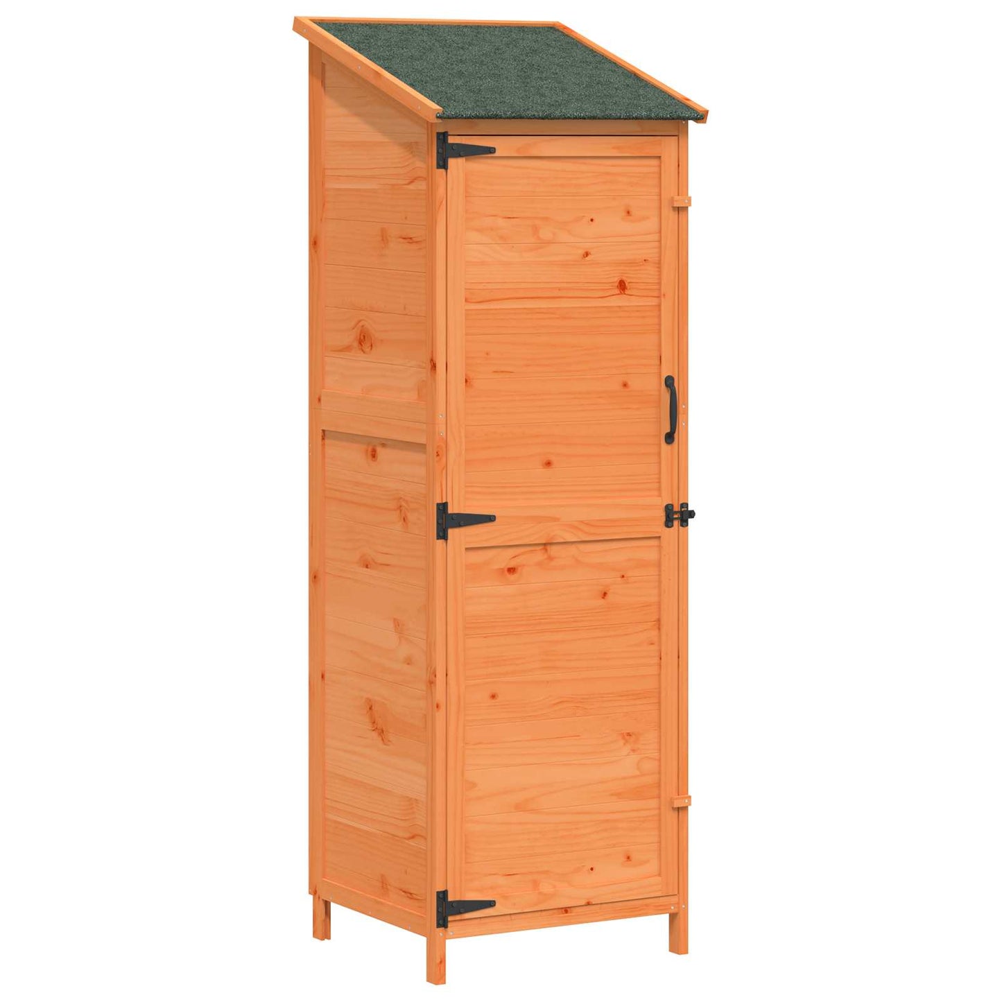 Have Skur med tag Brun 59,5 x 56 x 176,5 cm Massivt Fyrretræ