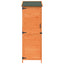 Have Skur med tag Brun 59,5 x 56 x 176,5 cm Massivt Fyrretræ