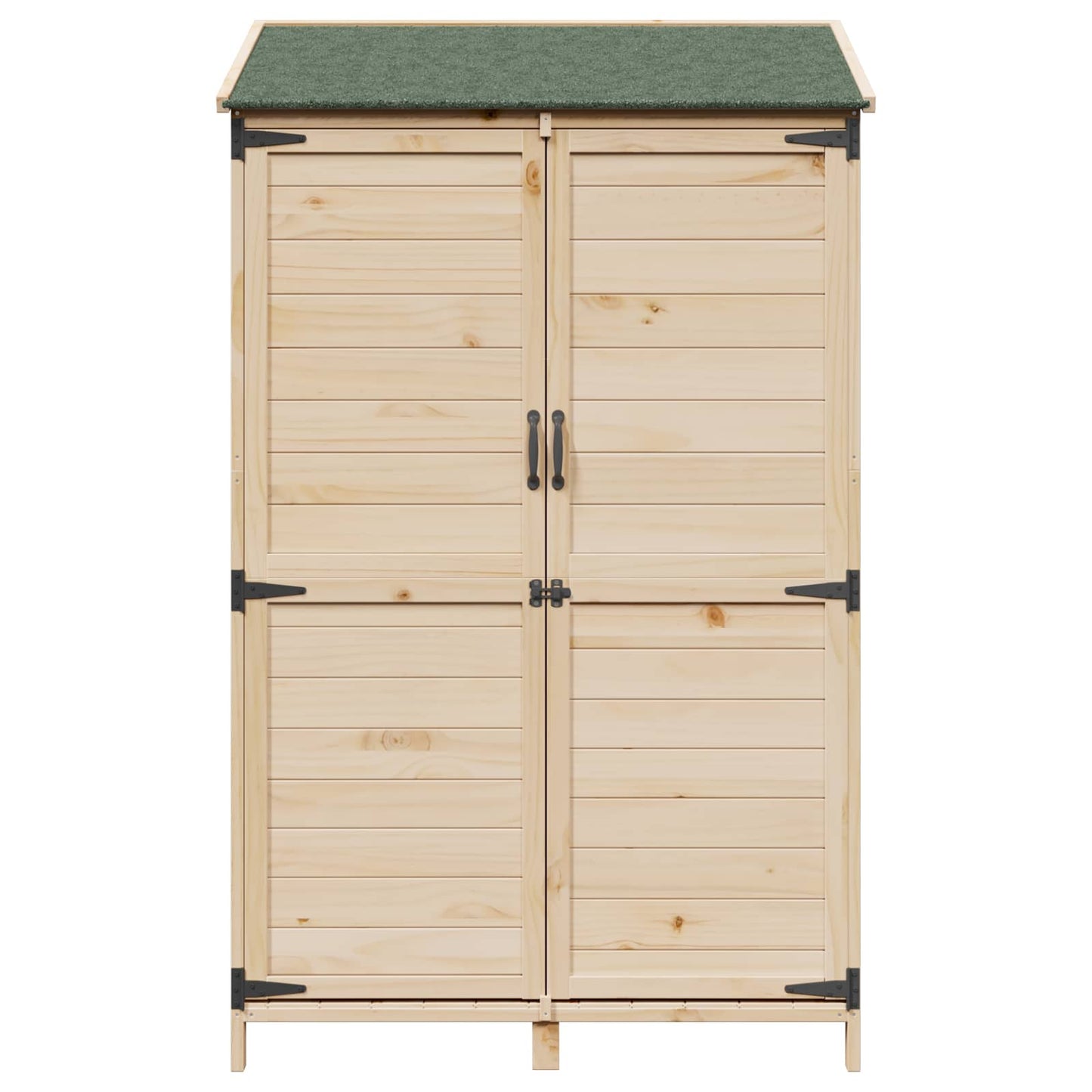 Have Skur Naturfarvet 106,5 x 56 x 176 cm Massivt Fyrretræ