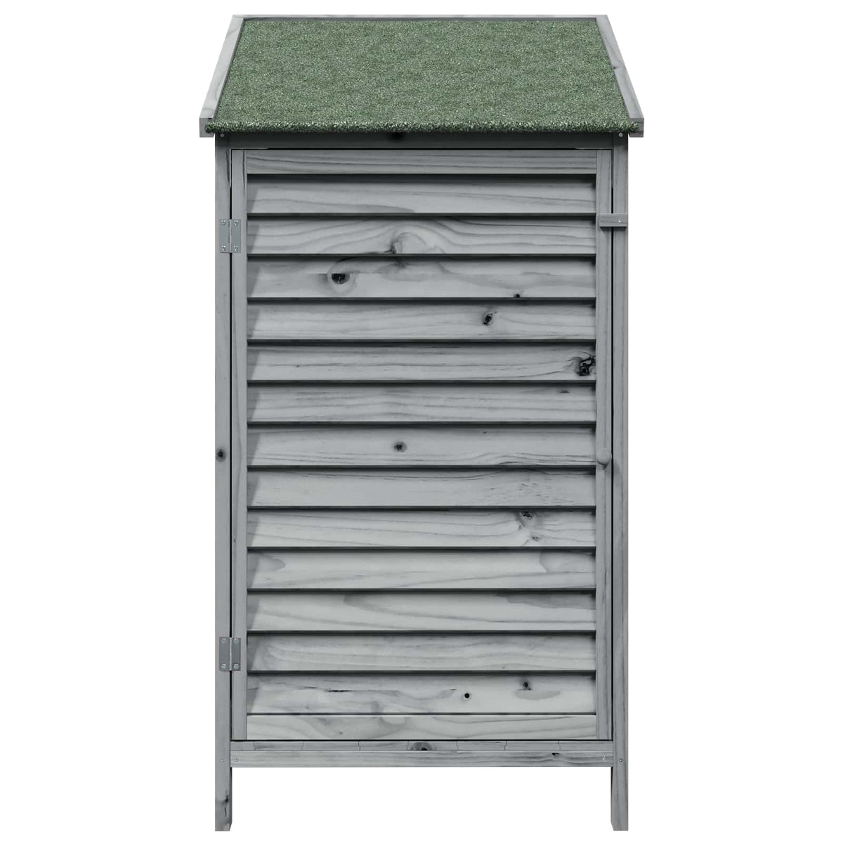 Have Skur med tag Grå 59 x 56 x 113,5 cm Massivt Fyrretræ