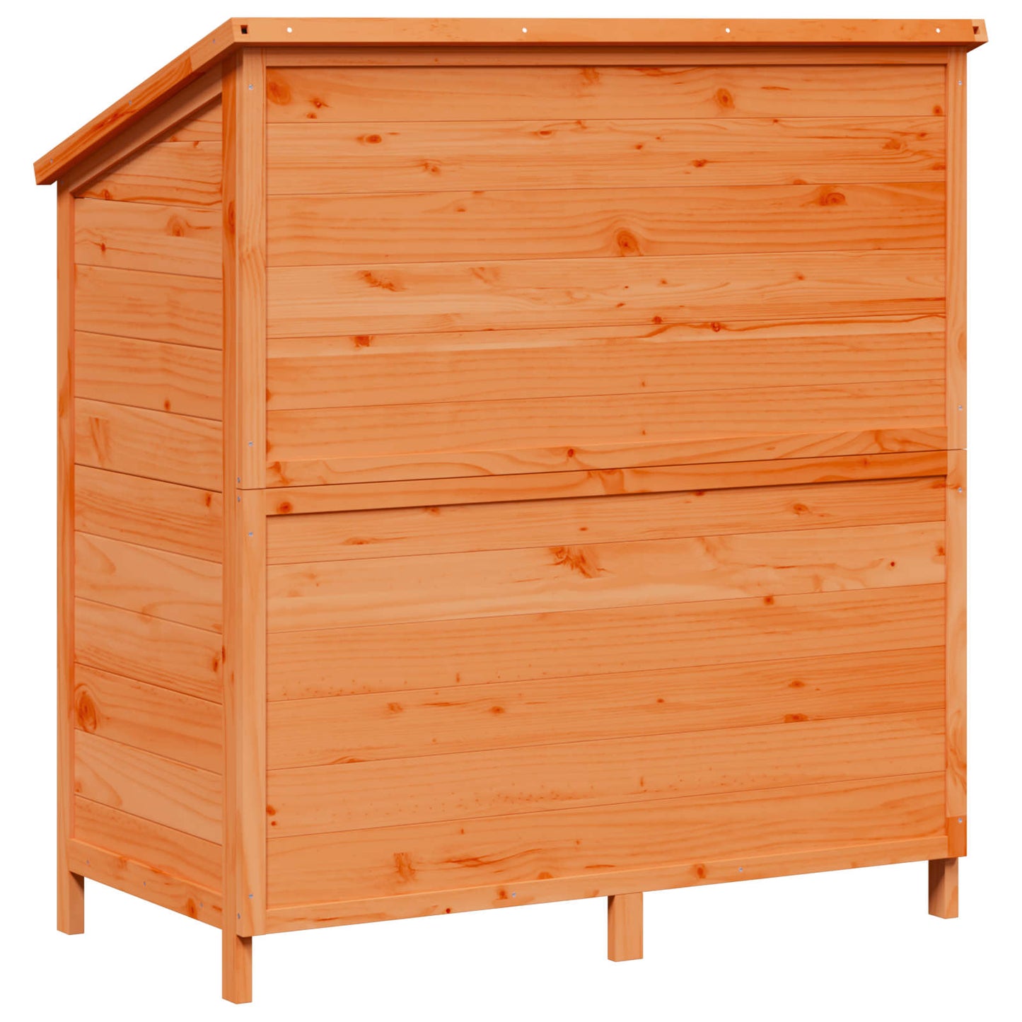 Have Skur med tag Brun 106 x 56 x 113,5 cm Massivt Fyrretræ