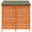 Have Skur med tag Brun 106 x 56 x 113,5 cm Massivt Fyrretræ