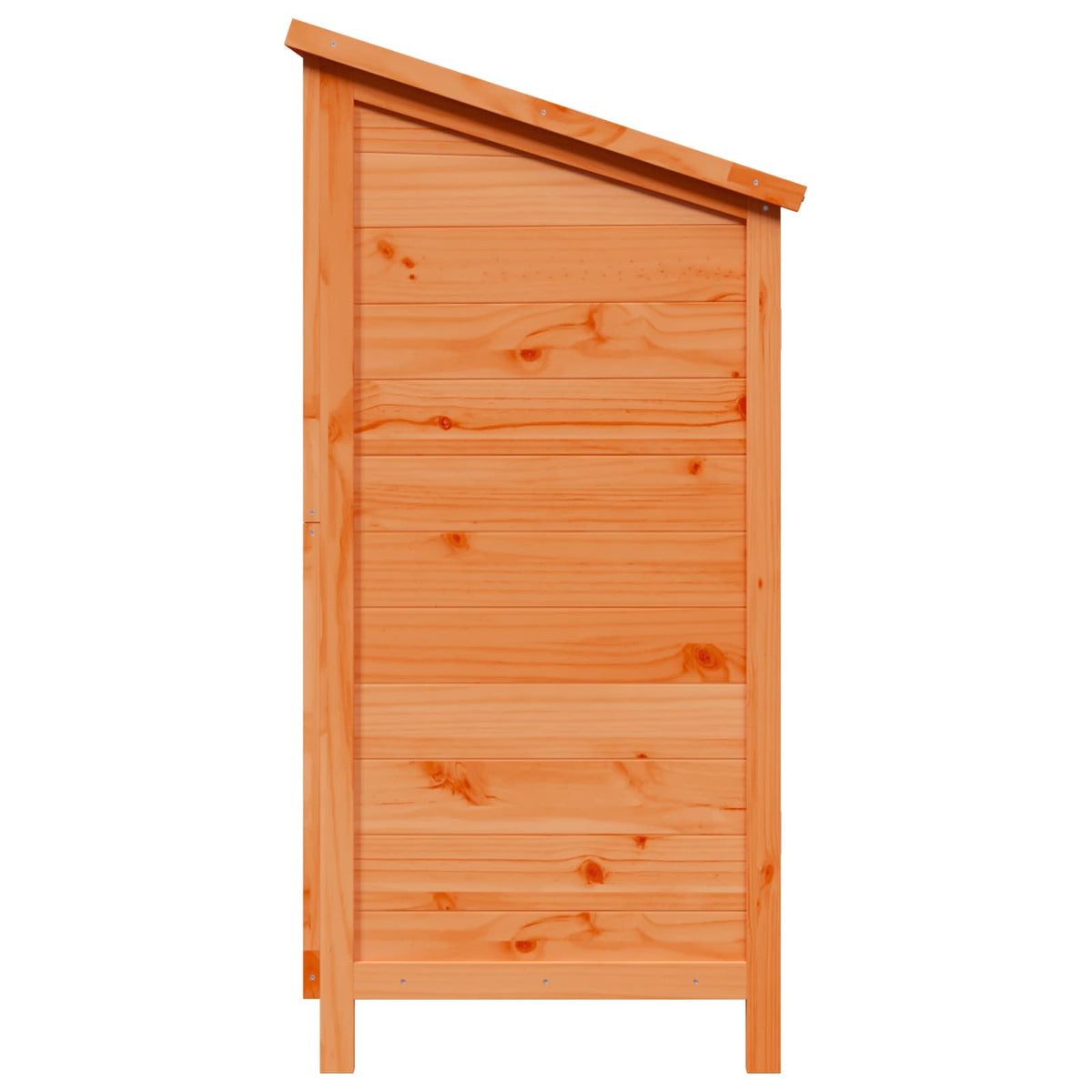 Have Skur med tag Brun 106 x 56 x 113,5 cm Massivt Fyrretræ