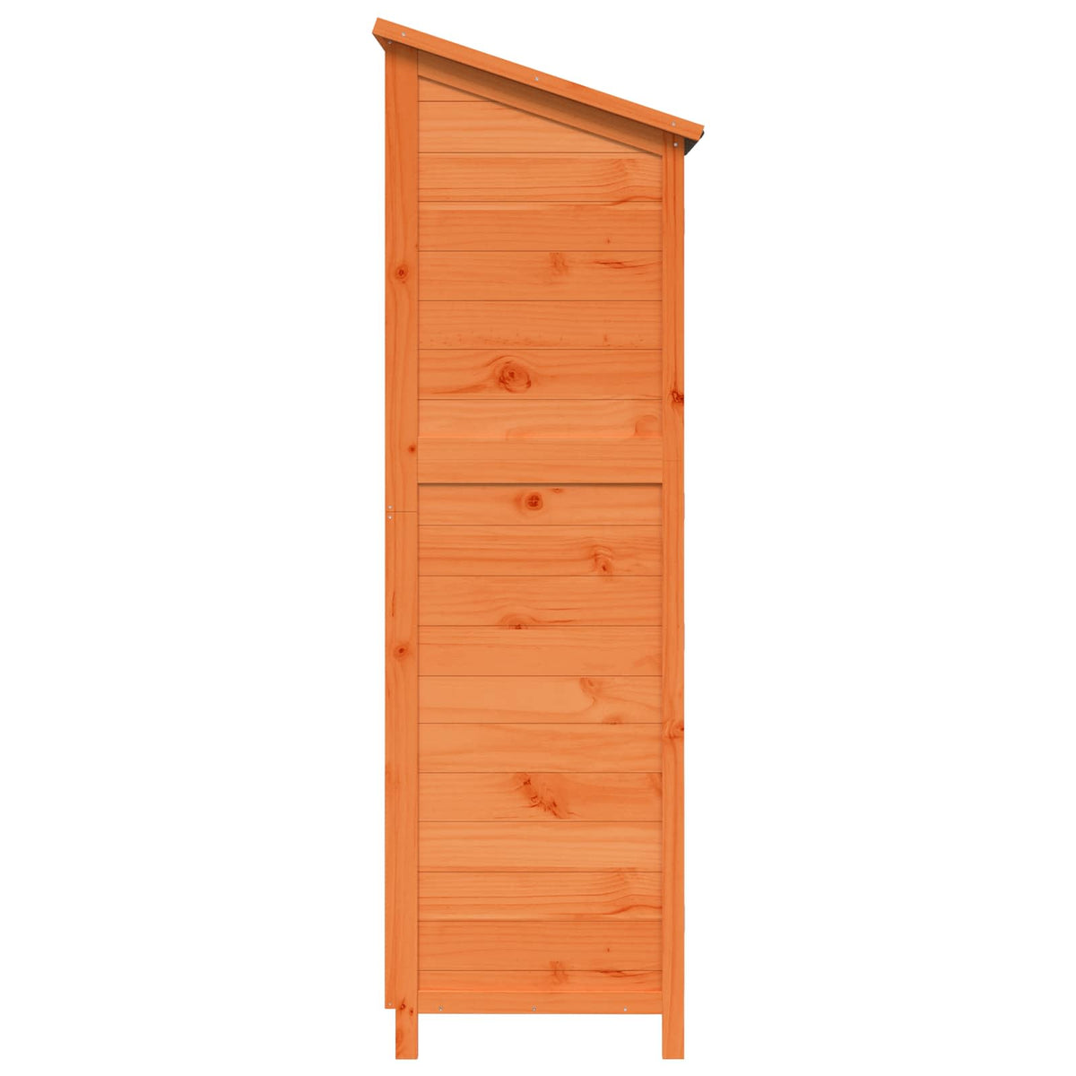 Have Skur med tag Brun 59 x 56 x 176 cm Massivt Fyrretræ
