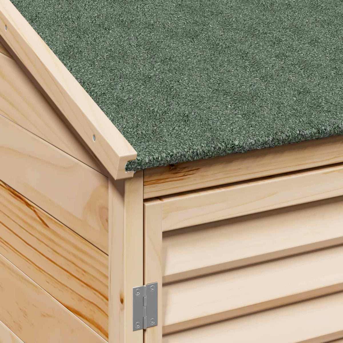Have Skur Naturfarvet 106 x 56 x 176,5 cm Massivt Fyrretræ