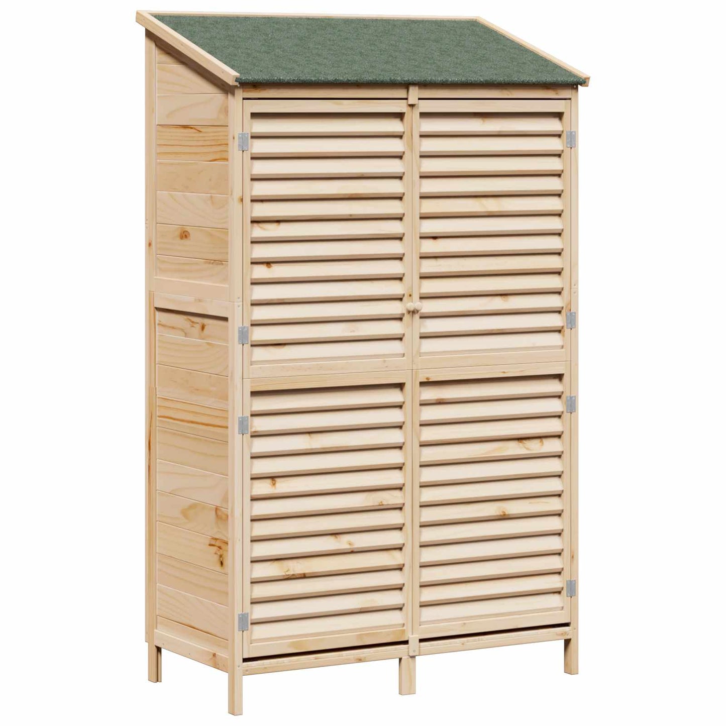 Have Skur Naturfarvet 106 x 56 x 176,5 cm Massivt Fyrretræ