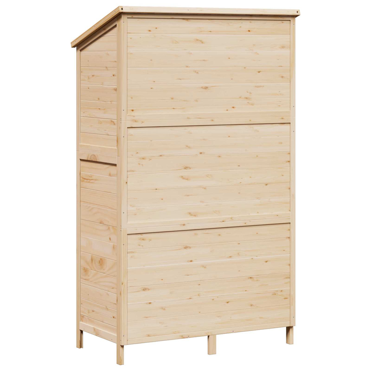 Have Skur Naturfarvet 106 x 56 x 176,5 cm Massivt Fyrretræ
