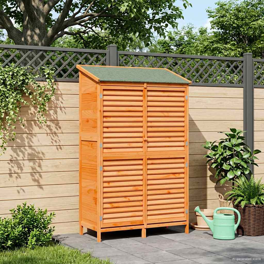 Have Skur Brun 106 x 56 x 176,5 cm Massivt Fyrretræ