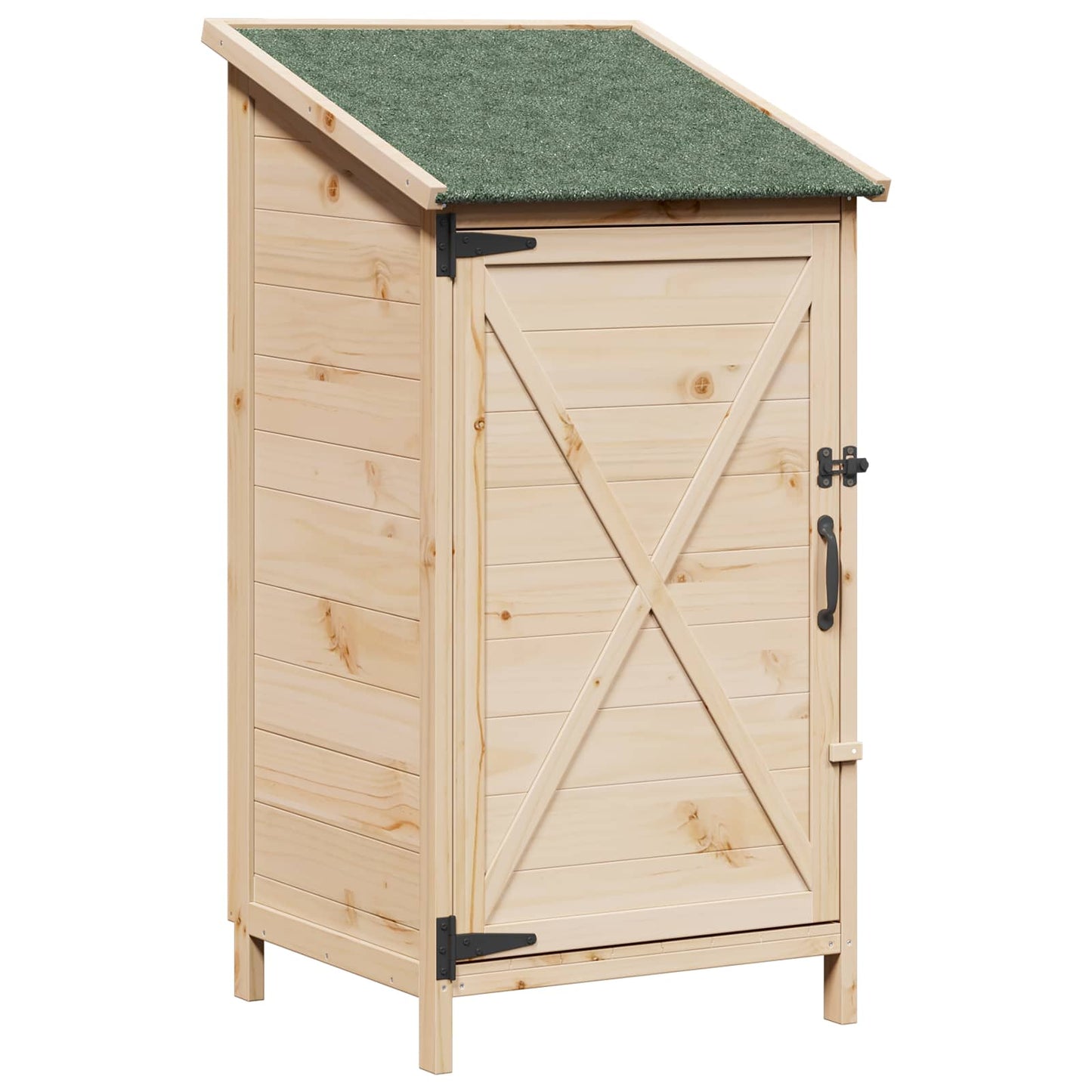 Have Skur Naturfarvet 59,5 x 56 x 113,5 cm Massivt Fyrretræ